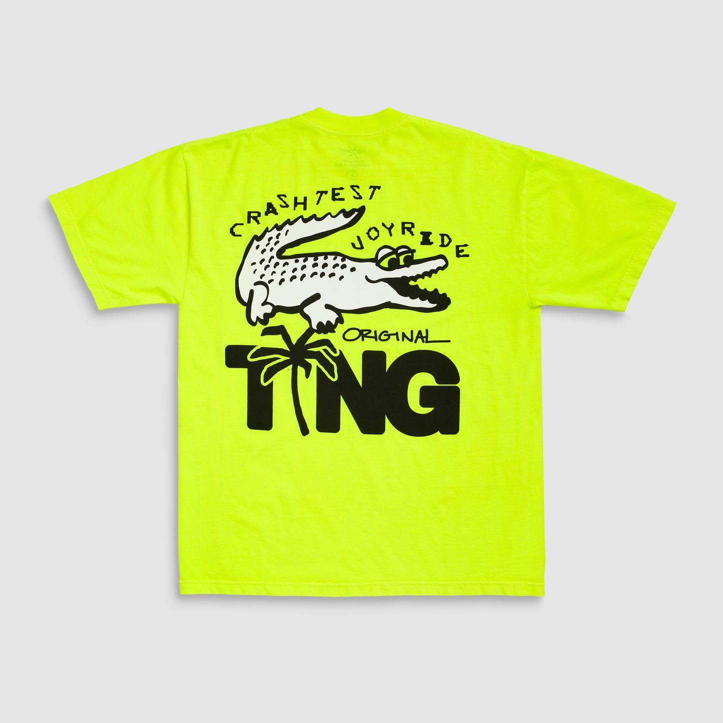 ENJOY THE RIDE SS TEE (NEON YELLOW)