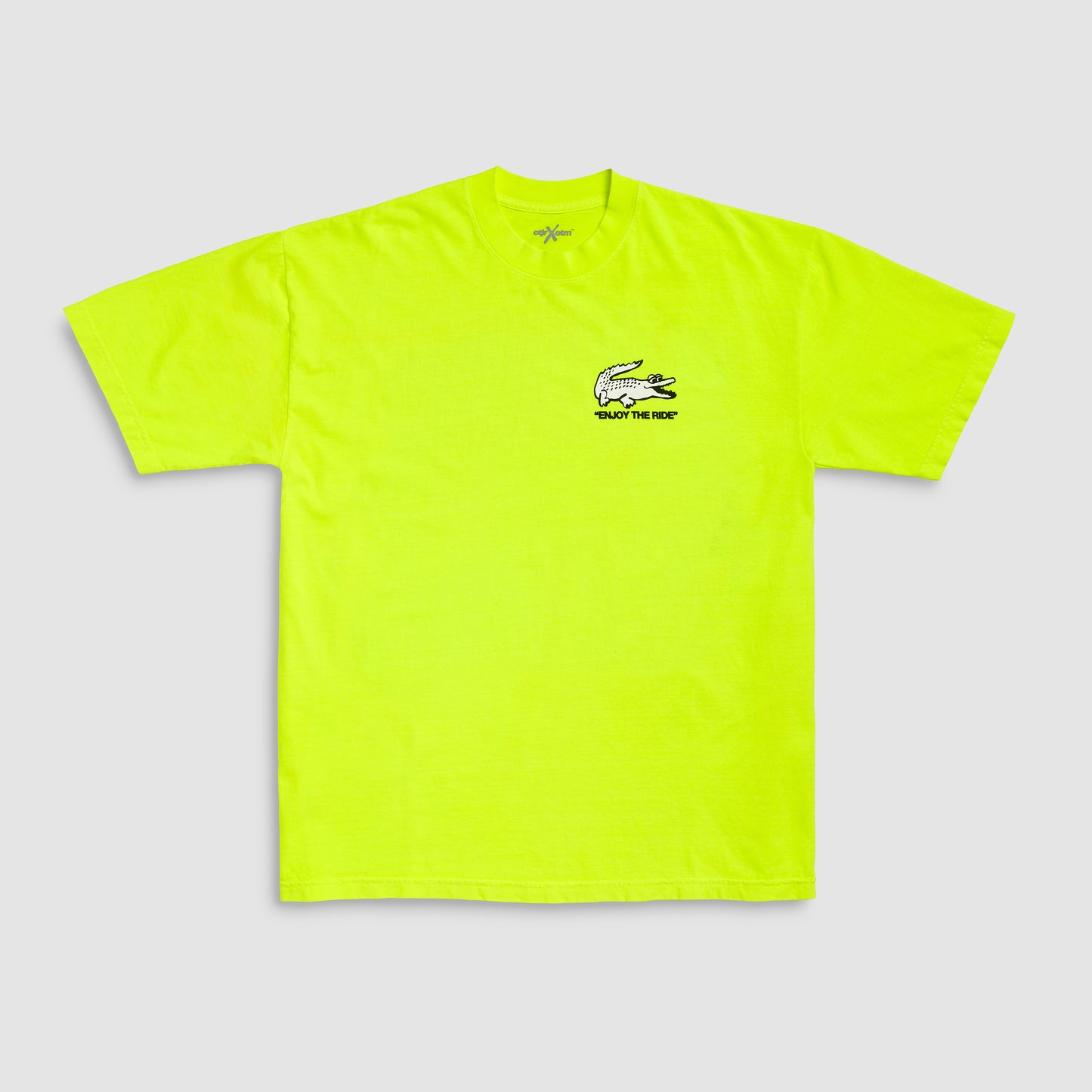 ENJOY THE RIDE SS TEE (NEON YELLOW)